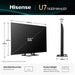EAN 6942351421032 - Hisense 55U7Q 139,7 cm (55") 4K Ultra HD Smart TV Wifi Negro 450 cd / m² imagen 2