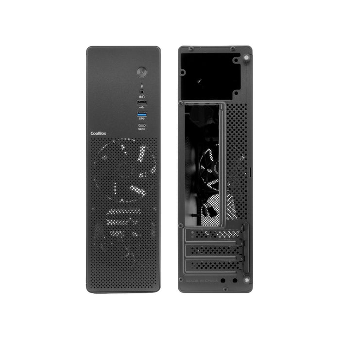 EAN 8436624423222 - CoolBox COO-PCT100-0 carcasa de ordenador Perfil bajo (Slimline) Negro imagen 2