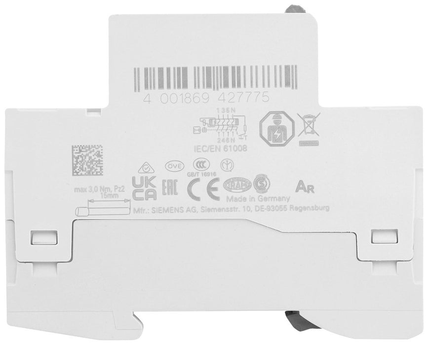 EAN 4001869427775 - Siemens 5SV3344-6 corta circuito Interruptor diferencial Tipo A 4P imagen 4