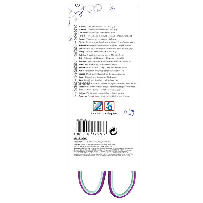 EAN 4008110375267 - Herlitz my.pen Corte recto Color menta, Púrpura imagen 4
