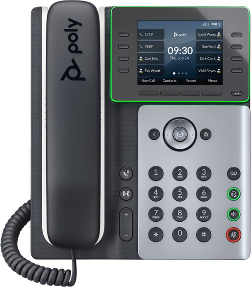EAN 0197497341409 - HP Poly Edge E300 IP Phone and PoE-enabled teléfono IP Negro 8 líneas IPS imagen 1