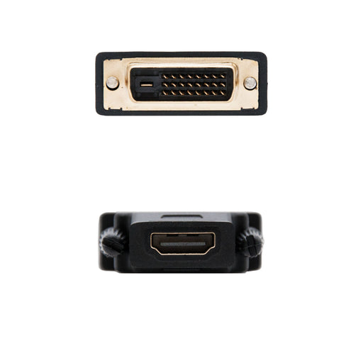 EAN 8433281000780 - Nanocable 10.15.0700 cambiador de género para cable Negro imagen 2