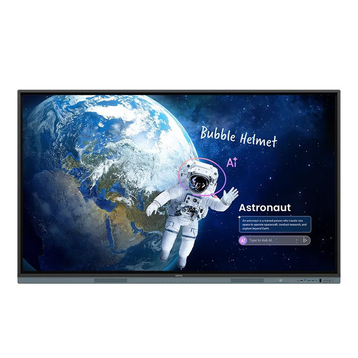 EAN 4718755096105 - BenQ RM8605 pizarra blanca interactiva 190,5 cm (75") 3840 x 2160 Pixeles Pantalla táctil Negro imagen 1