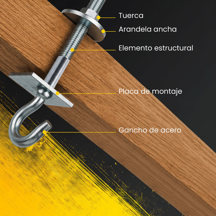 EAN 5902560366440 - Extralink Wandhalterung mit Haken 12/350MM Pared Gancho de soporte para cableado Acero inoxidable 1 pieza imagen 15