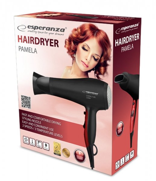 EAN 5901299931134 - Esperanza EBH004K secador 2200 W Negro imagen 3