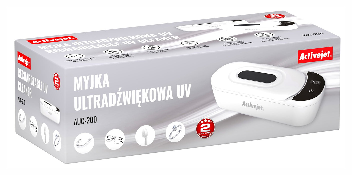 EAN 5901443392019 - Activejet AUC-200 equiposde limpieza por ultrasonido 24 W Blanco imagen 3