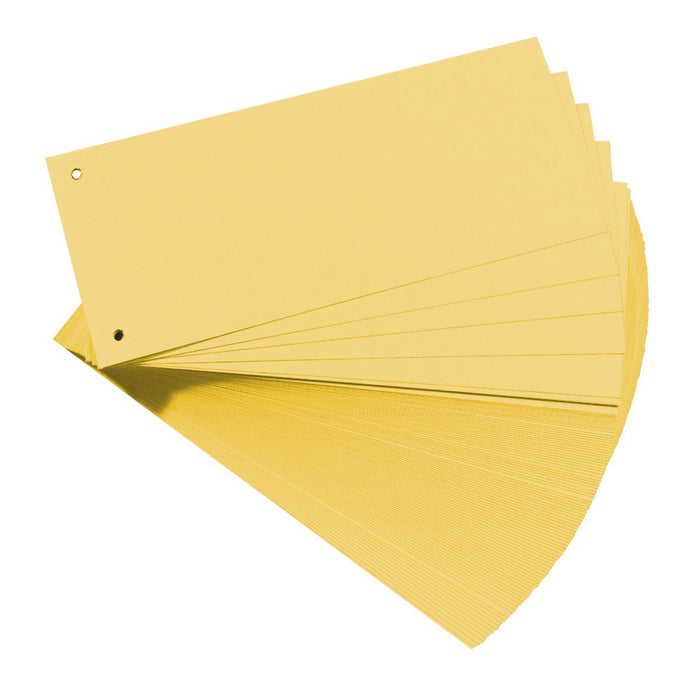 EAN 4008110314914 - Herlitz 10843613 divisor Cartón Amarillo 100 pieza(s) imagen 1