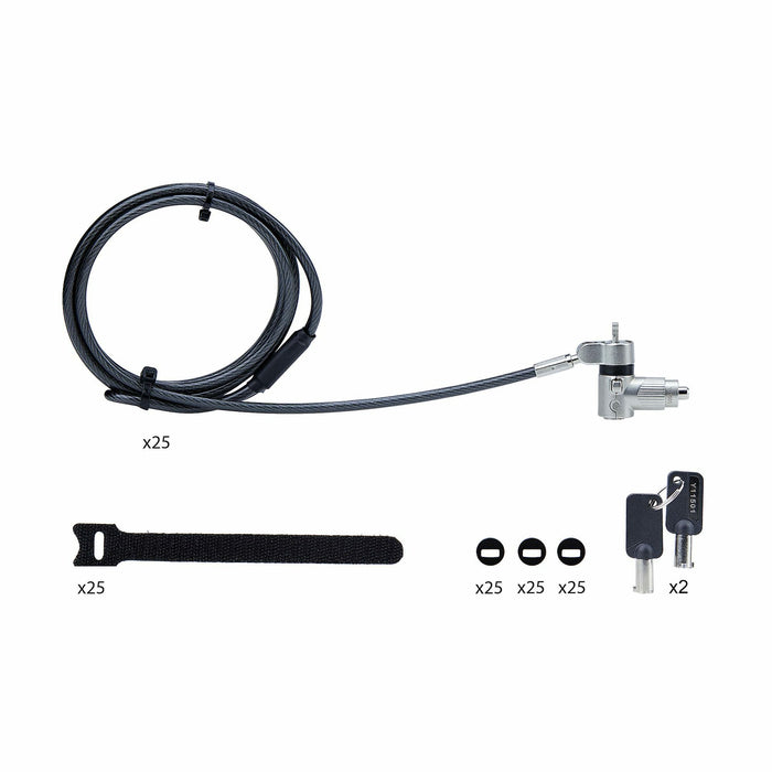 EAN 65030909990 - StarTech.com UNIVMK25-LAPTOP-LOCK cable antirrobo Negro, Acero imagen 11