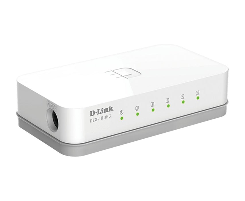 EAN 790069478574 - D-Link ES-1005C/E No administrado Fast Ethernet (10/100) Escritorio Blanco imagen 2