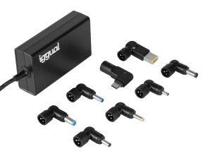 EAN 8435364318706 - iggual CUA-C-8T-65W adaptador e inversor de corriente Interior Negro imagen 1
