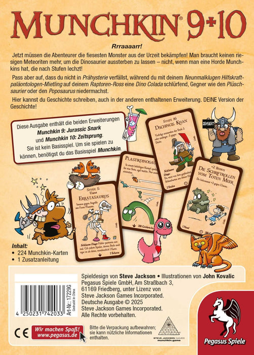 EAN 4250231742033 - Pegasus Munchkin 9+10 Juego De Cartas Familia imagen 4