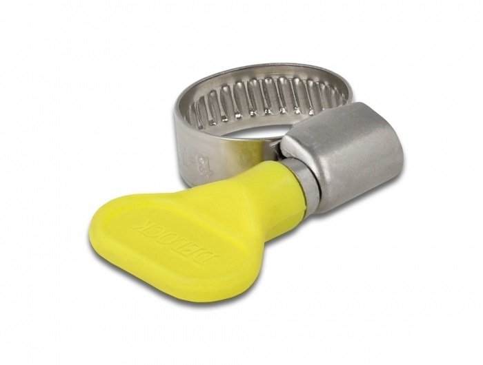 EAN 4043619194193 - DeLOCK 19419 abrazadera Amarillo Abrazadera con tornillo sin fin imagen 1