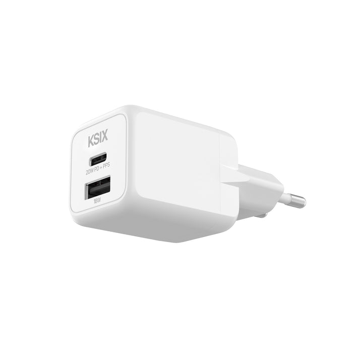 EAN 8427542139487 - Ksix BCD20GANACB cargador de dispositivo móvil Auriculares, Smartphone, Tableta Corriente alterna Carga r imagen 1