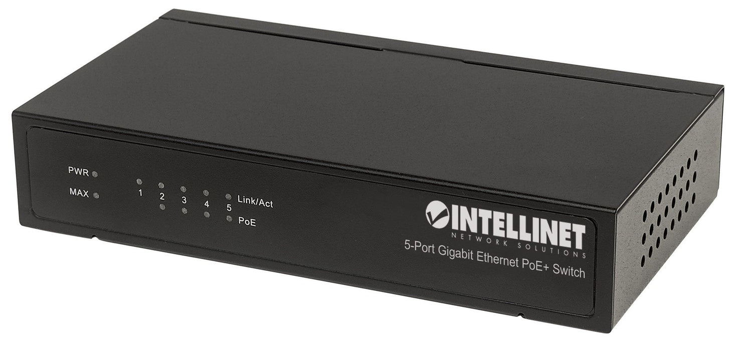 EAN 0766623561228 - Intellinet 561228 switch No administrado Gigabit Ethernet (10/100/1000) Energía sobre Ethernet (PoE) Negr imagen 1