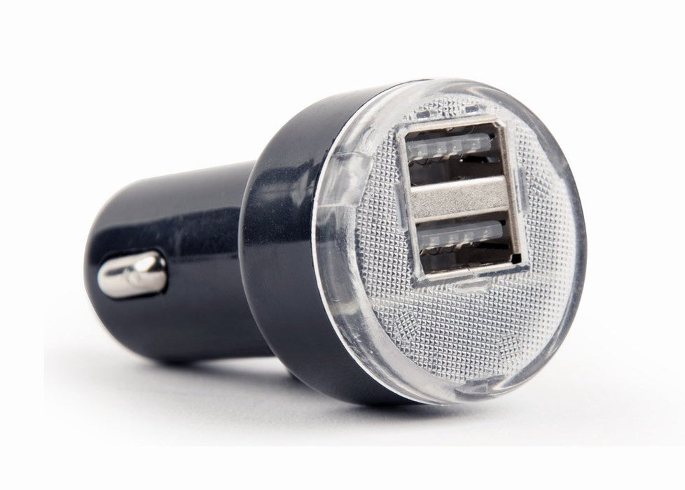 EAN 8716309115674 - Gembird EG-U2C2A-CAR-02 cargador de dispositivo móvil Universal Negro Encendedor de cigarrillos Auto imagen 2