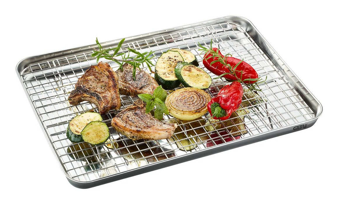 EAN 4006664147668 - GEFU 14766 bandeja de horno Parrilla y horno Rectangular Acero inoxidable imagen 3