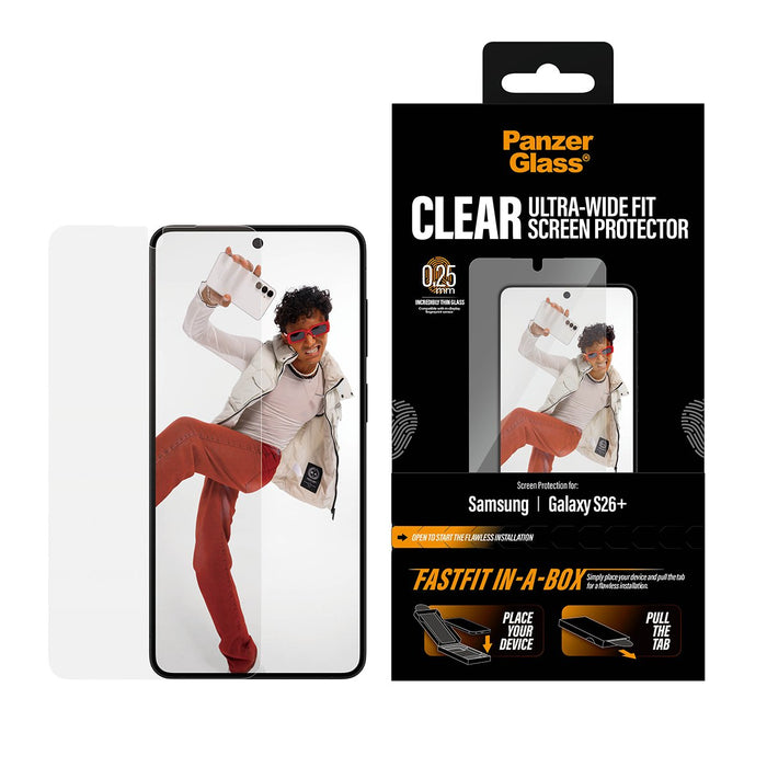 EAN 5715685033865 - PanzerGlass ® Screen Protector Samsung Galaxy S26+ | Ultra-Wide Fit w. FASTFIT IN-A-BOX Protector de pant imagen 2