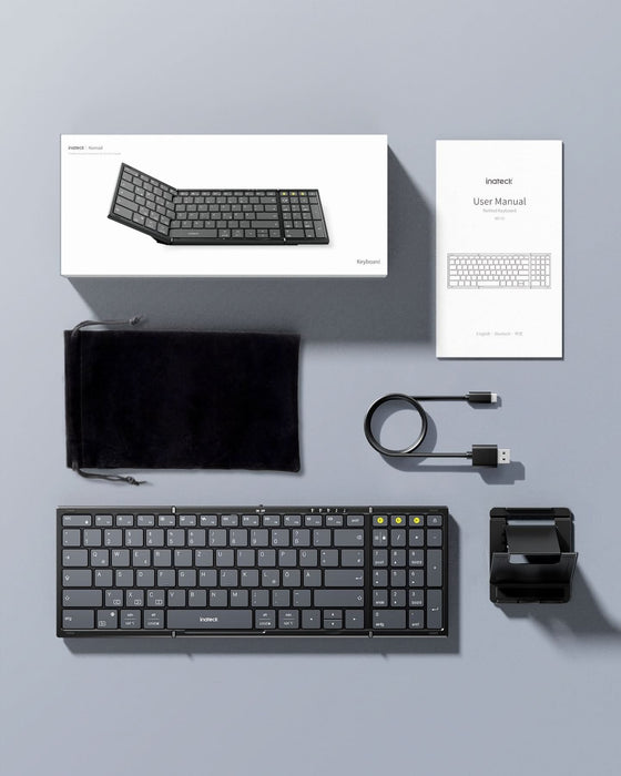 EAN 6976521113083 - Inateck N0135_BLACK teclado Hogar / Oficina Bluetooth QWERTZ Negro imagen 3