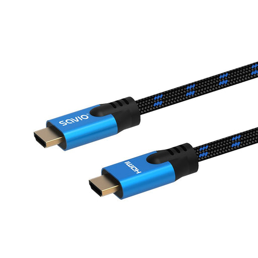 EAN 5901986045946 - Savio CL-142 Kabel HDMI v2.1, 1.8m, mied, oplot baweniany, metalowe wtyczk cable HDMI 1,8 m HDMI tipo A ( imagen 2