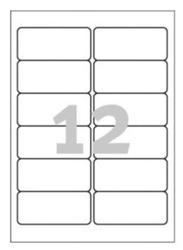 EAN 4004182047934 - Avery J8177-25 etiqueta de impresora Blanco imagen 2