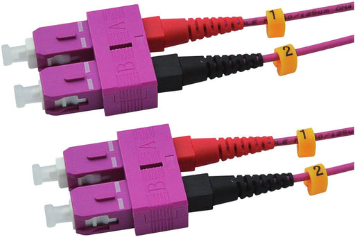EAN 4046725400196 - Red 2716-10-0008 Cable de fibra óptica e InfiniBand 3 m SC Púrpura imagen 1