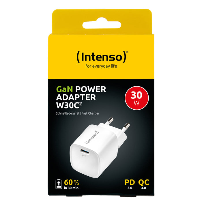 EAN 4034303034673 - Intenso W30C² GaN Universal Blanco Corriente alterna Carga rápida Interior imagen 3