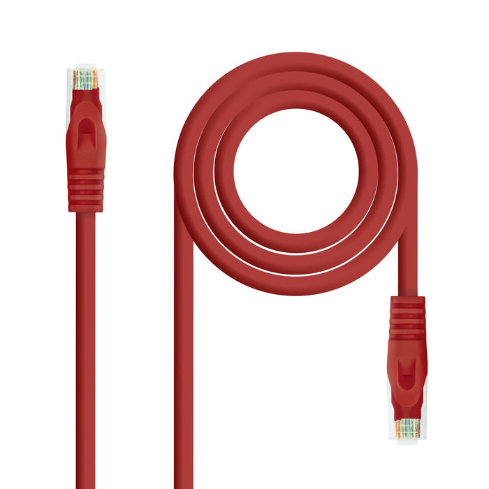 EAN 8433281011144 - Nanocable 10.20.1800-L25-R cable de red 0,25 m Cat6a U/UTP (UTP) imagen 1