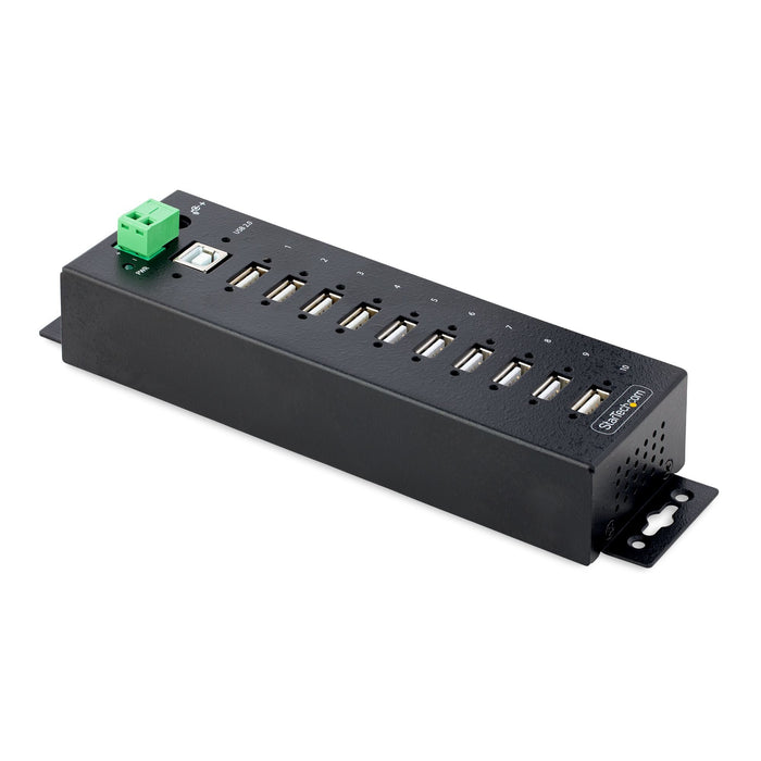 EAN 0065030894616 - StarTech.com USB210AIND-USB-A-HUB hub de interfaz USB 2.0 Type-B 480 Mbit/s Negro imagen 1