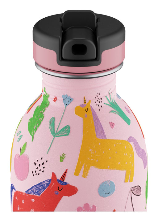 EAN 8059388262700 - 24Bottles 2061 bidón de agua Uso diario 250 ml Silicona, Acero inoxidable Multicolor imagen 2