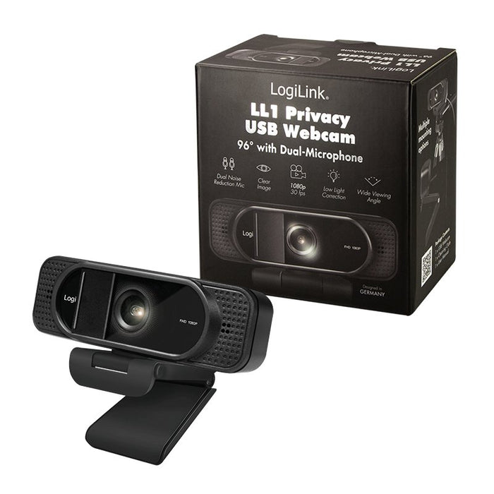EAN 4052792064698 - LogiLink UA0381 cámara web 1920 x 1080 Pixeles USB 2.0 Negro imagen 10