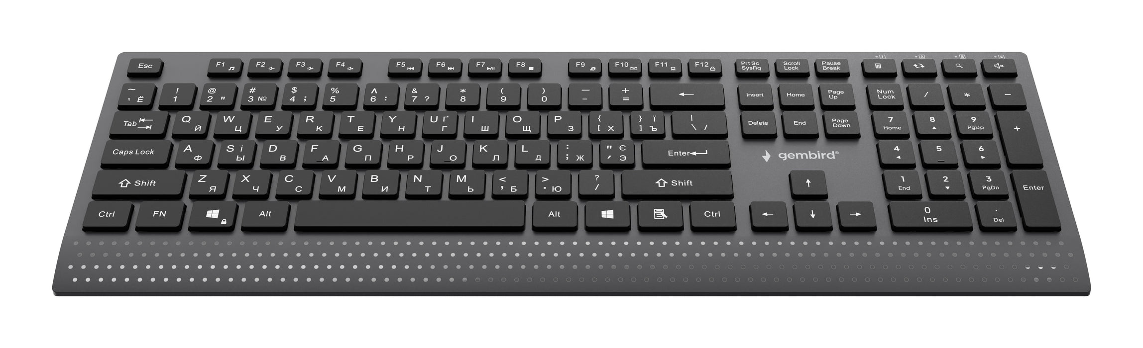 EAN 8716309137935 - Gembird KB-MCH-06 teclado Hogar / Oficina USB QWERTY Internacional de EE.UU., Ucranio, Ruso Negro imagen 5