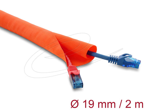 EAN 4043619190195 - DeLOCK 19019 pasacables Naranja 1,9 cm imagen 1