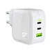 EAN 5904326372894 - Green Cell CHARGC08W cargador de dispositivo móvil Auriculares, Netbook, Smartphone, Tableta Blanco Corri imagen 1