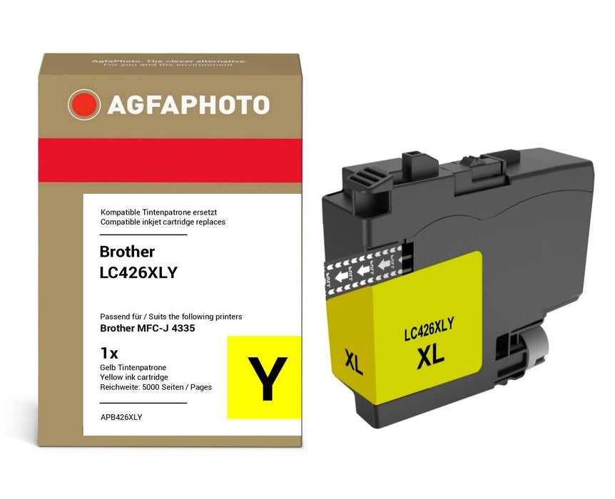 EAN 4250164920621 - AgfaPhoto Nicht kategorisiert cartucho de tinta 1 pieza(s) Compatible Alto rendimiento (XL) Amarillo imagen 1