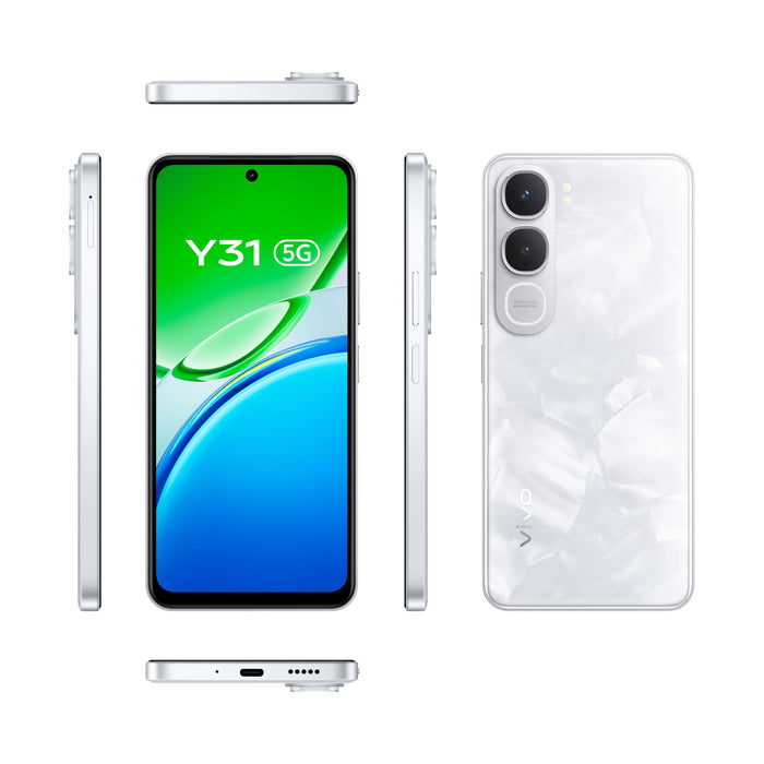 EAN 6932204520081 - VIVO Y31 17,1 cm (6.72") Android 15 5G USB Tipo C 6 GB 256 GB 6500 mAh Blanco imagen 2