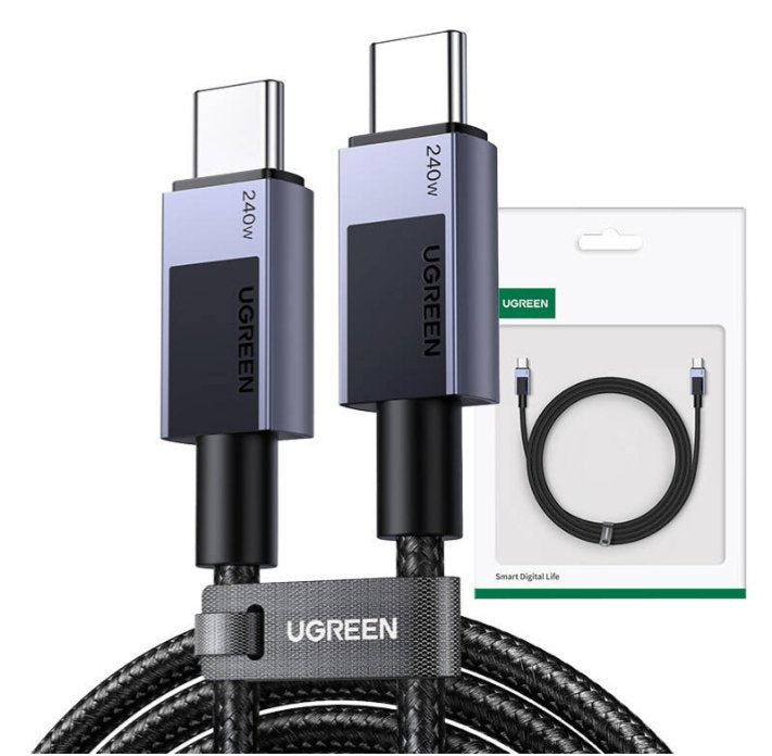 EAN 6941876240685 - Ugreen 45068 cable USB 2 m USB C 0,48 Gbit/s 240 W Negro, Gris imagen 2