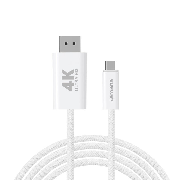 EAN 4252011907717 - 4smarts 540958 cable DisplayPort 2 m USB C Blanco imagen 1