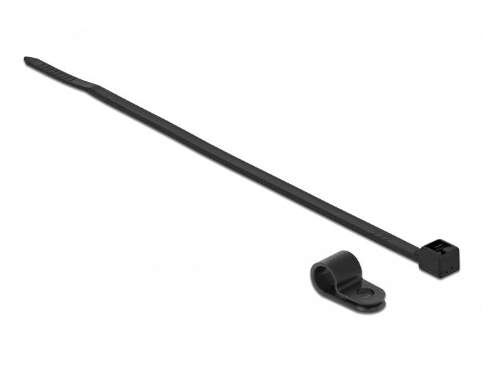 EAN 4043619188642 - DeLOCK 18864 presilla Brida atornillada Nylon Negro 10 pieza(s) imagen 1