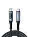 EAN 3760170885100 - Urban Factory CAB05UF cable USB USB4 Gen 2x2 1,5 m USB C 40 Gbit/s 240 W Gris imagen 1