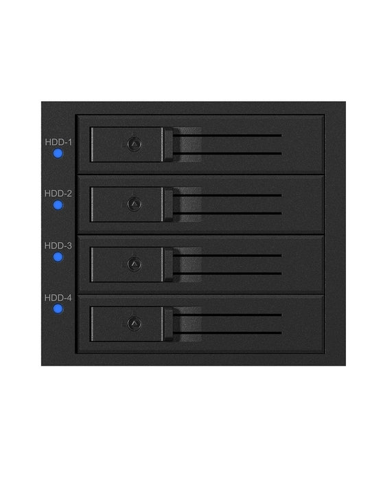 EAN 4250078173540 - ICY BOX IB-574SSK-12G 8,89 cm (3.5") Placa de bus común o backplane Negro imagen 3