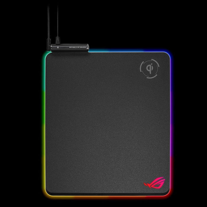 EAN 4718017059886 - ASUS ROG Balteus Qi Alfombrilla de ratón para juegos Negro imagen 2