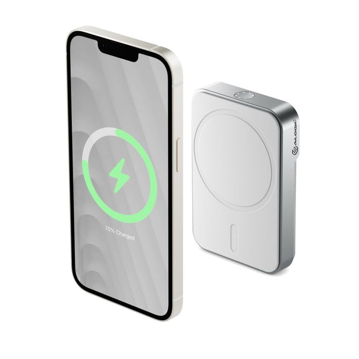 EAN 9350784027085 - ALOGIC MSPB5KWH batería externa 5000 mAh Cargador inalámbrico Blanco imagen 3