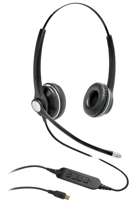 EAN 5704174222965 - eSTUFF GLB240450 auricular y casco Auriculares Alámbrico Diadema Oficina/Centro de llamadas USB Tipo C Bl imagen 1