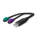 EAN 4002888426510 - Lindy 42651 cambiador de género para cable USB A 1.1 2 x Mini-DIN 6 Pin Negro imagen 5