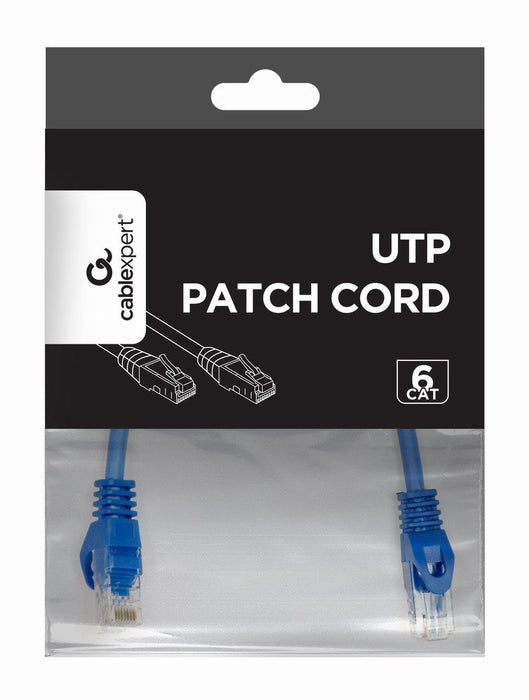 EAN 8716309093057 - Gembird PP6U-0.25M/B cable de red Azul 0,25 m Cat6 U/UTP (UTP) imagen 2