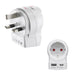 EAN 4047443553751 - Hama EU to UK adaptador de enchufe eléctrico Tipo G (RU) Tipo C (Euroconcexión) + Tipo F Blanco imagen 1