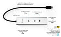 EAN 8595611707346 - i-tec Metal C31HUBMETAL8KPDPRO hub de interfaz USB Tipo C 10000 Mbit/s Plata imagen 12