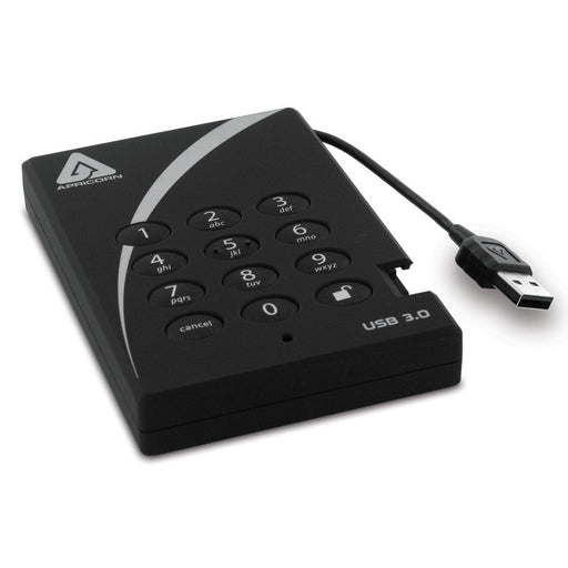 EAN 0708326913195 - Apricorn A25-3PL256-1000 disco duro externo 1 TB 5400 RPM USB tipo A 3.2 Gen 1 (3.1 Gen 1) Negro imagen 2