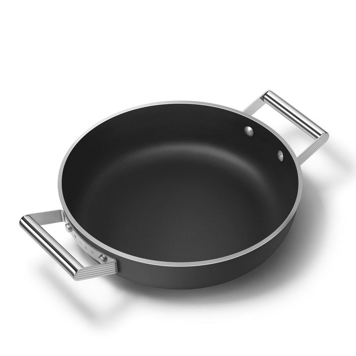 EAN 8017709356026 - Smeg DPF2812BLM batería de cocina Negro Aluminio, Acero inoxidable 4,3 L 28 cm imagen 8