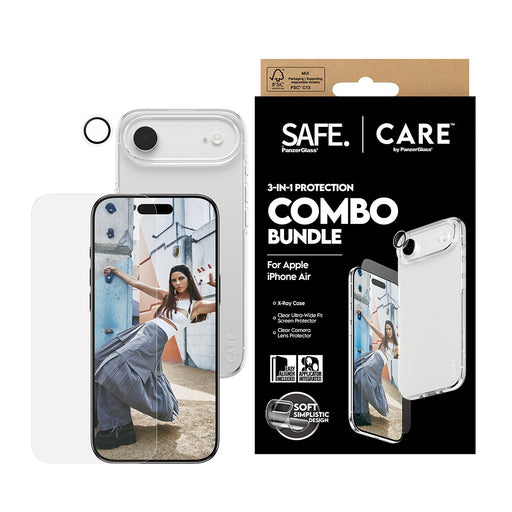 EAN 5715685027505 - PanzerGlass SAFE. | CARE™ by ® 3-in-1 Combo Bundle iPhone Air Protector de pantalla Apple 1 pieza(s) imagen 2